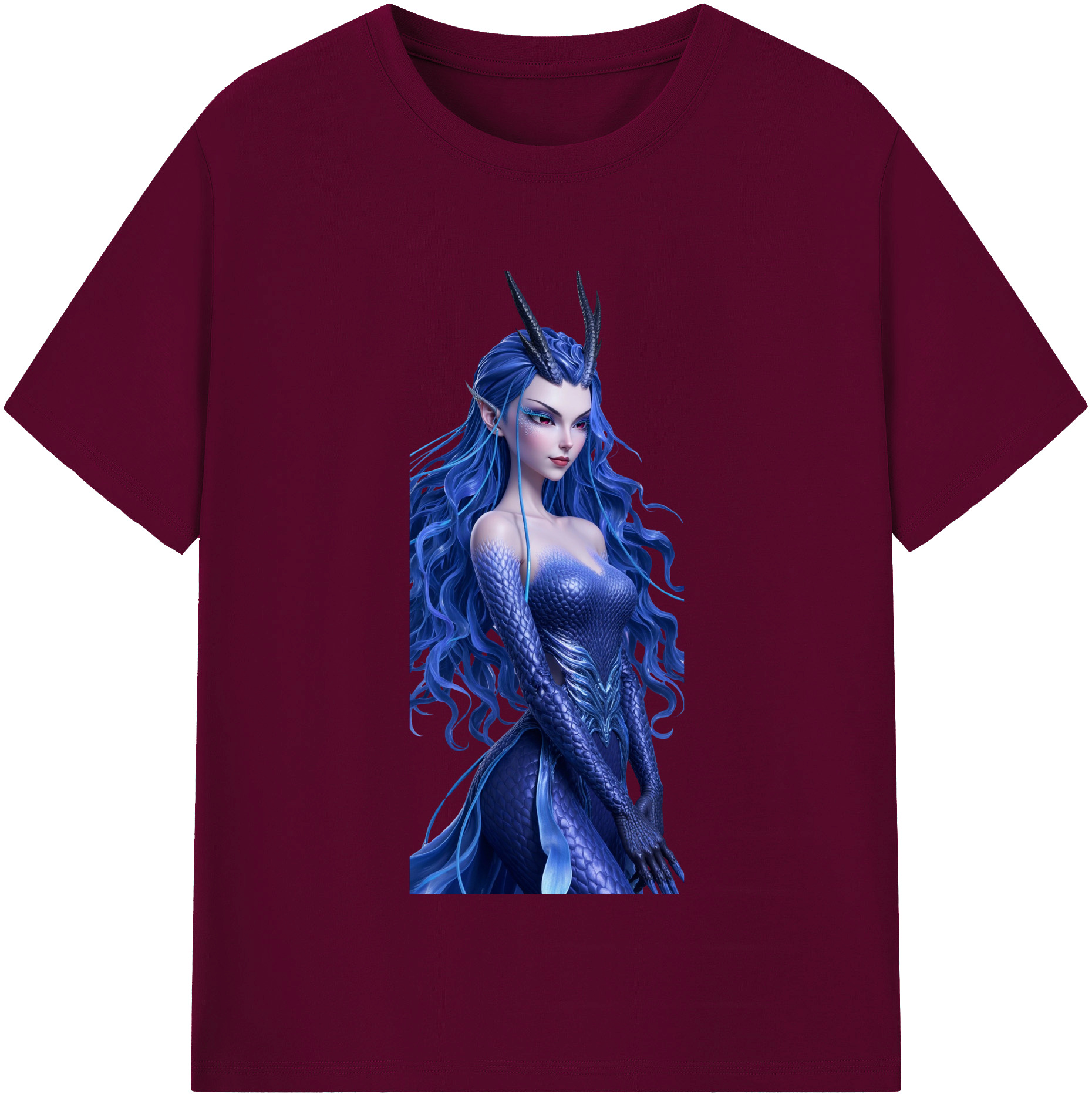 （画像用） Ne Zha 2 ナタ 魔童の大暴れ レディースカジュアルプリントTシャツ（綿100％）